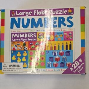 Colorful Numbers Large Floor Puzzle for Kids
